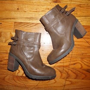 Brown booties